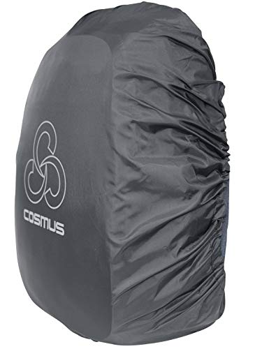 Image of Cosmus Rain & Dust Cover with Pouch for Laptop Bags and Backpacks (Grey)