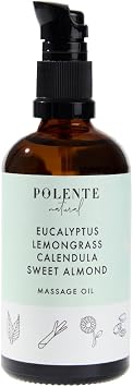 Polente Natural - Eucalyptus & Lemongrass Relaxing Massage Oil 100 ml