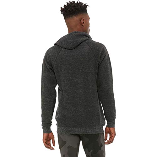 Alo Yoga Men\'s The Triumph Hoodie, Charcoal Black Triblend, Small - Thumbnail 2