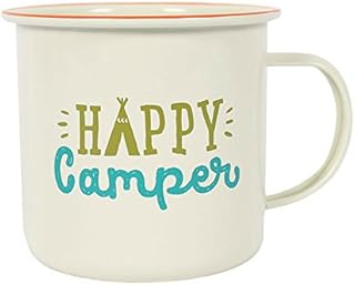 Mug 'Happy Camper' Fiesta Fun Enamel Mug