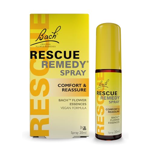 Rescue Remedy Comfort & Reassure Spray, Supports Calming Emotional Wellness in Times of Emotional Demand & Daily Challenges, Support in a Stress Full Moment, Flower Essence Formula