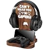 Slothoem-Gamer Gifts for Boy Girl Graduation Birthday, Gamer Room Decor for Brother, Gaming Gifts for Daddy,Boyfriend, Son, Husband, 2026 Graduation Gift, Gamer Room Accessories, Wooden Headset Stand
