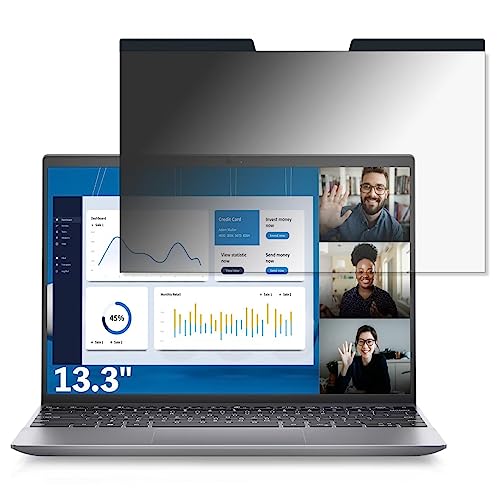 DELL Vostro 5320 13.3�C���` 16:10 �Ή� �}�O�l�b�g�� �`�����h�~�t�B���^�[ �v���C�o�V�[�t�B���^�[ �u���[���C�g�J�b�g �p�\�R�� PC �t���ی�t�B���� ���ʎg�p�\ ���˖h�~ ���E�ȒP �ی�V�[�g