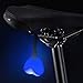 Ponnky Creative Bike Taillights-Waterproof Night Cycling Safety Led Shake Testicles (Blue)