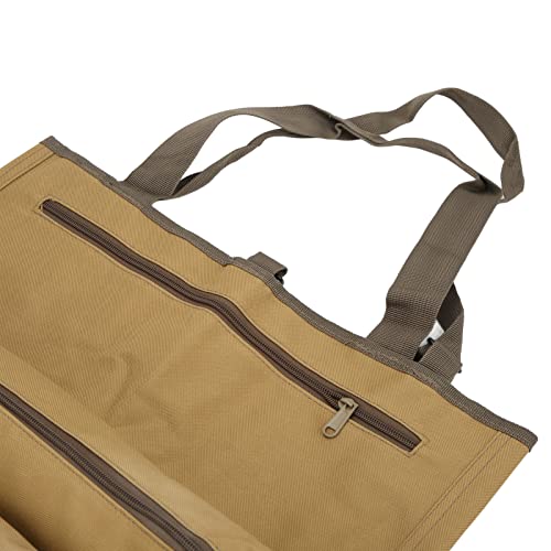Bolsa para rolo de ferramentas, tecido Oxford 600D resistente ao desgaste, 2 ganchos, organizador de