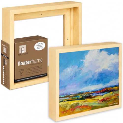 Ampersand Floaterframe | 8x10 | 7/8" Depth | Bold | Maple | Solid Wood