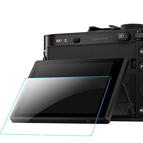 QIBOX Screen Protector Compatible with a7RIV a7RIII A7III A9 a7II A7IV a7SII a7SIII a7RII, RX100VIl RX100VI RX100III RX100 IV V RX 1R Camera, 3-Pack LCD Anti-scratch 9H Tempered Glass Shield