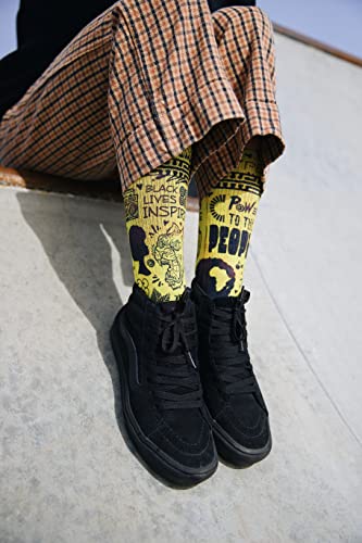 MERGE4 Taylor Reinhold Power to the People Crew Socks for Men and Women Ultra Comfy Compression Moisture Wicking Soles4