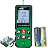 【ALPS-SANKEN】 レーザー距離計 緑 明るい 最大測定距離40m 国内PSC認定取得 高精度 距離/面積/体積測定/ピタゴラス測定 加算/減算機能付き 耐衝撃対策品 校正機能付き 電池式 1年以上待機可能 DIY・建設現場最適 ALPS-DM-T40
