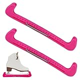 1 Paire Protege Lame Patin a Glace, Protection de Patins à Glace, Protections Réglables pour Patins à Glace, Ressort Protege Lame Patin a Glace, pour la Plupart des Tailles de Patins