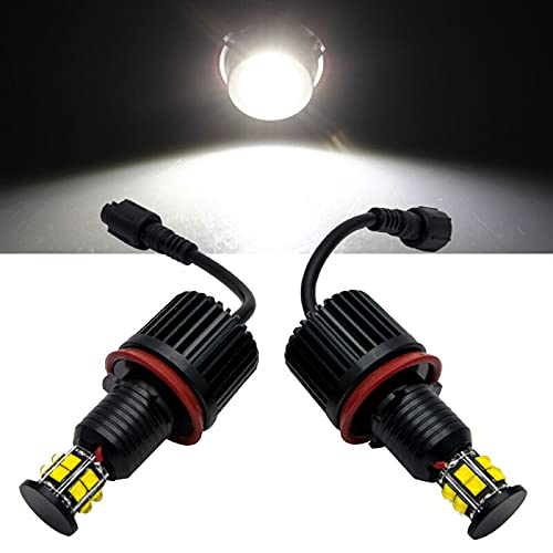 Ampoules Angel Eyes Halo LED E39 E60 E53 - Blanc Xenon 6000K Sans Erreur BMW