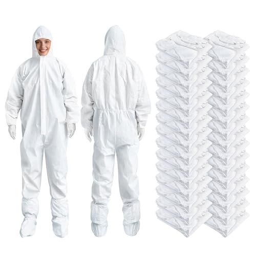 Heavy-Duty Disposable Protective Clothing Set (30 Pack)