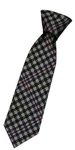 Cravate en laine pour garçon en tartan Sir Walter Scott moderne tissée en Écosse