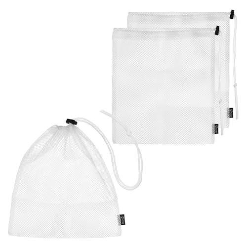Cosmos 3 Pcs Sport Mesh Bags Drawstring Storage Net Bag 10