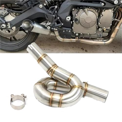Raccord d'échappement pour Benelli TNT 300 et BN302 en acier inox durable