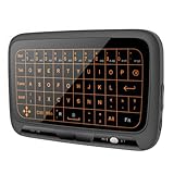 2 modes : le pavé tactile dispose d'une grande zone tactile.Prend en charge deux modes de fonctionnement : mode clavier et mode tactile, commutation en un Clavier sans fil et pavé tactile à 62 touches, conforme aux dispositions de clavier standard, entièrement fonctionnel et plug and play.