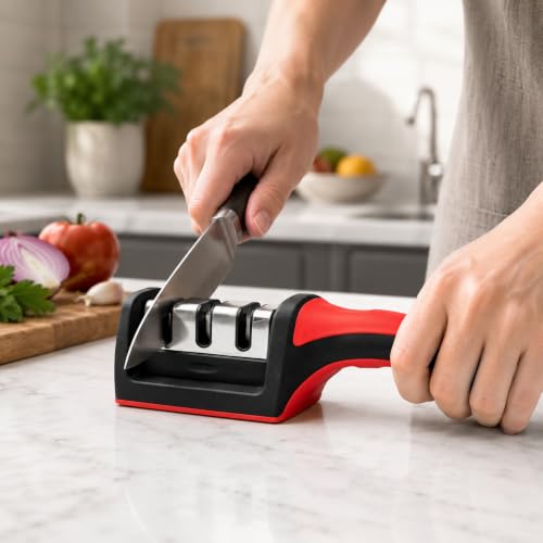 Image of Stainless Steel Hand Grater with Ergonomic Handle | Multipurpose Vegetable, Cheese & Fruit Grater for Kitchen Use | Durable & Easy-to-Clean Flat Grater (KNIF-SHRP-01)
