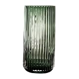 Vase en verre : le verre est solide et offre une très bonne sensation de texture, vase de style