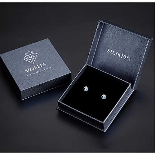 Compass Earrings 925 Sterling Silver Compass Stud Earrings With Round Circle Crystal Ocean Nautical Jewelry For Women Girls Graduation Gift Teacher Appreciation Gifts Hypoallergenic Earring For Sensitive Ears #TOP6