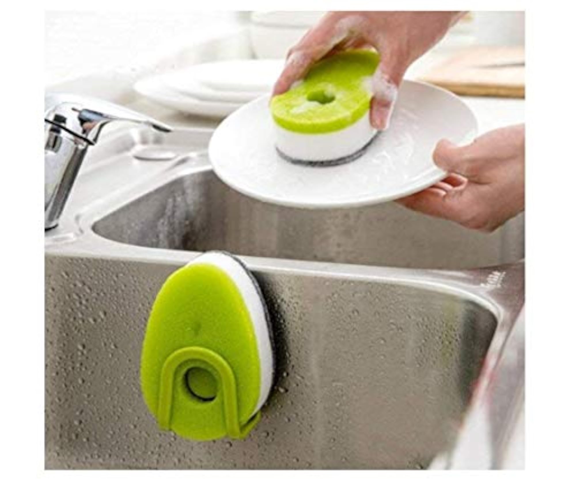 Triple Layer Soapy-Sponge Self Release Liquid