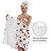 YWZDS Red Poppy Bath Wrap Set with Hair Turban, Floral Pattern Absorbent Quick-Dry, Spa Towel Wrap, Towel Robe for Women