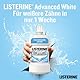 LISTERINE Advanced White mild (500 ml), antibakterielle Mundspülung zur Entfernung hartnäckiger Zahnverfärbungen, Mundwasser mit schonender Whitening-Technologie, für weißere Zähne in nur 1 Woche