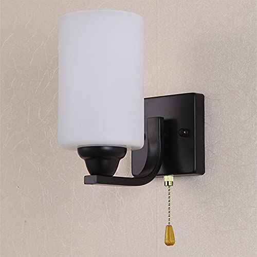 Lumière de maquillage moderne en métal avec abat-jour pour miroir et couloir
