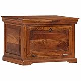 Acabado: Pulido y barnizado FAMIROSA Zapatero de Madera Maciza de Acacia 60x40x41 cm-15,93KG