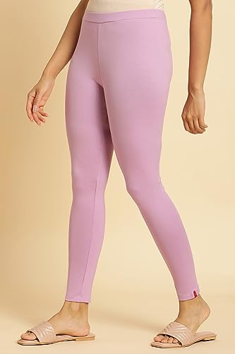 Image of W for Woman Purple Knitted Solid Tights 23AUW60105-220714 L