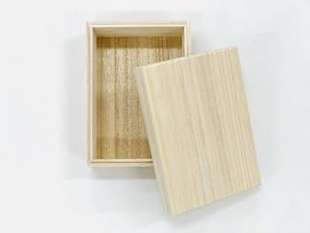Amazon｜増田桐箱店 桐箱【葉書サイズ 幅約16.7cm×奥行約12cm×高さ約