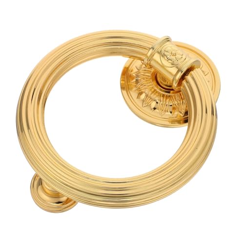 SHINEOFI Aldaba de Puerta Vintage para Jardín con Anillo Metálico Resistente y Diseño Retro para Entrada de Casa