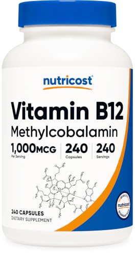 Nutricost B12 Methylcobalamin 1000 mcg