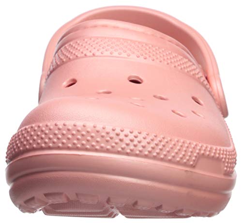 Image of Crocs unisex adult Men's and Women's Classic Lined | Fuzzy Slippers Clog, Melon /Melon, 11 Women 9 Men US