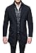 Evoga Giaccone piumino uomo Sartoriale giacca Soprabito Elegante casual Invernale (M, #152 Nero)