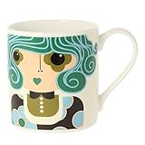 Material: porcelana. Dimensiones: 80 mm de alto x 70 mm de profundidad x 300 ml (estándar). Se puede lavar en microondas y a mano