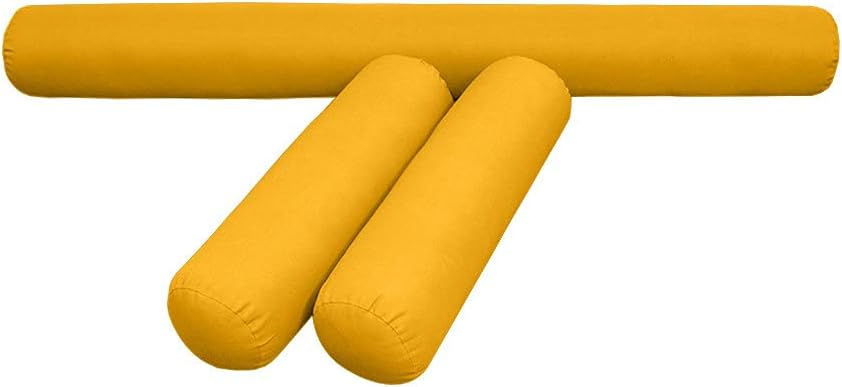 *Cover ONLY* Style 6 Crib Size 50"x8" Knife Edge Bolster Pillow SlipCover AD108