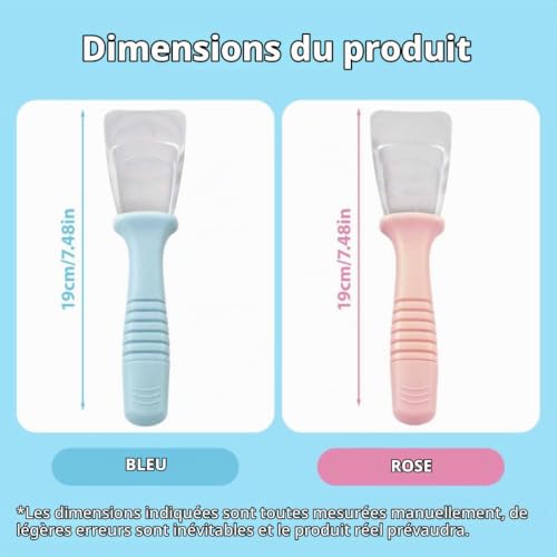 XENQITO 2 pièces Grattoir de Dégivrage, Dégivrant pour Réfrigérateur et Congélateur, Grattoir à Glace en Acier Inoxydable, Dégivreur de Congélateur de Cuisine Domestique Accessoires de Réfrigérateur – vue 2