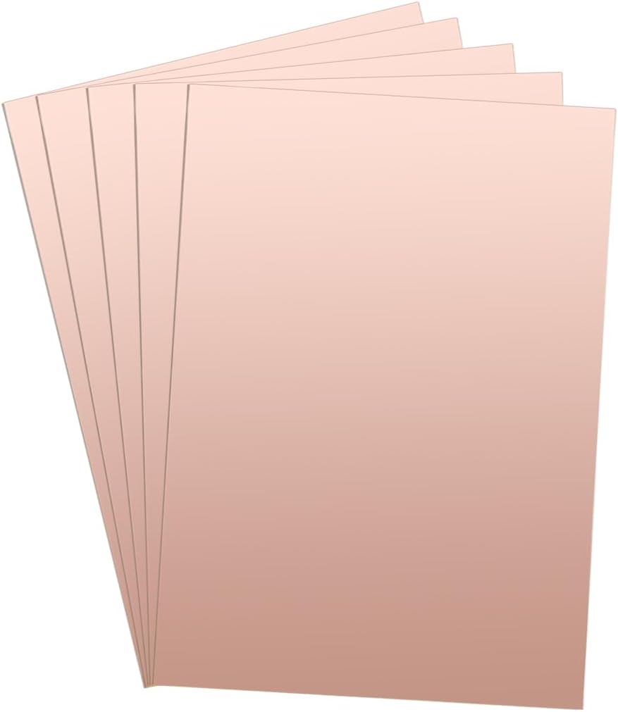 uxcell 5pcs 70x50mm Double Sided Copper Clad Laminate PCB Circuit Board FR4 1.5mm Thickness DIY Prototyping PCB Board