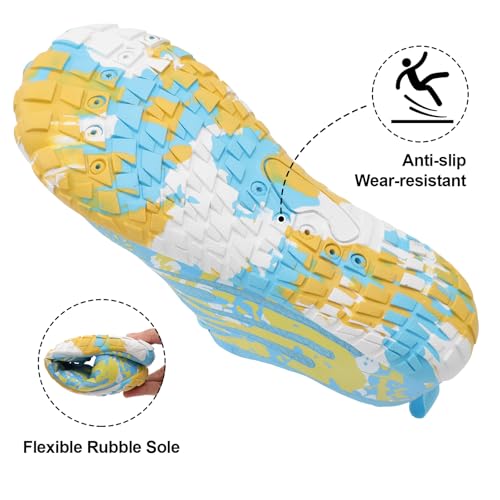 Image of XIHALOOK Athletic Hiking Water Shoes Womens Mens Quick Dry Barefoot for Beach Walking Kayaking Surfing Training