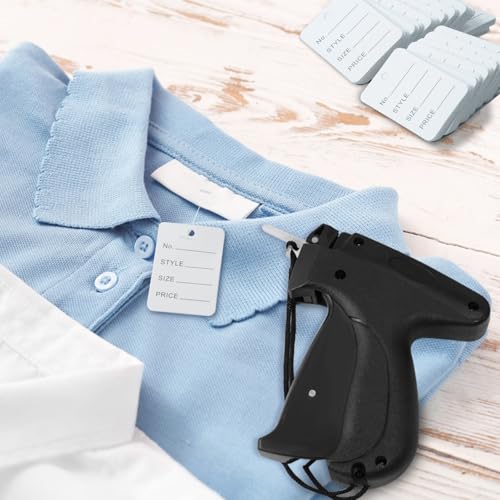 JASFLY Etikettierpistole Gun, Etikettiergerät Kleidung, Etikettierpistole mit Etiketten mit 5 Ersatznadeln + 5000 Heftfäden +500 Preisschilder für Kleidung Etiketten Preis Marke Tags Schild Label Hut