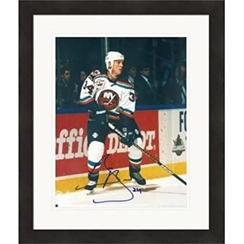 Autograph Warehouse 422265 Bryan Berard Autographed 8 x 10 in. Photo New York Islanders No.SC1 Matted & Framed