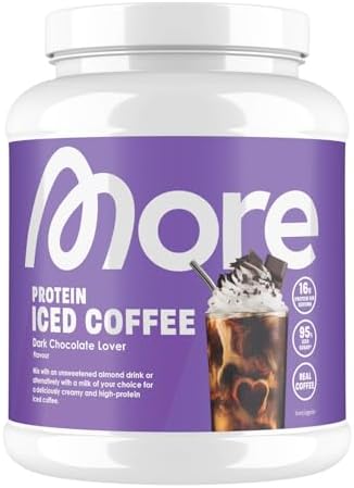 MORE Protein Iced Coffee, 500 g, Dark Chocolate Lover, Iced Coffee with Valuable Proteins, Low Sugar and Fat, Made in Germany - View 4