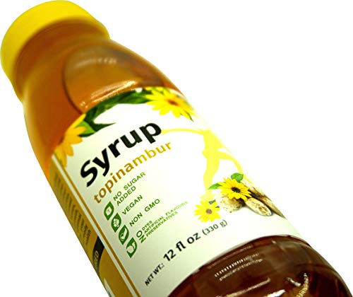 ISOP Pure Topinambur Syrup - Non Sugar Natural Sweetener - Jerusalem Artichoke Syrup - Inulin Supply - Vegan