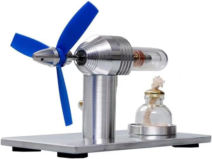 Stirling Engine Generator - DIY Steam Engine Model for Physics Experiments and Science Learning