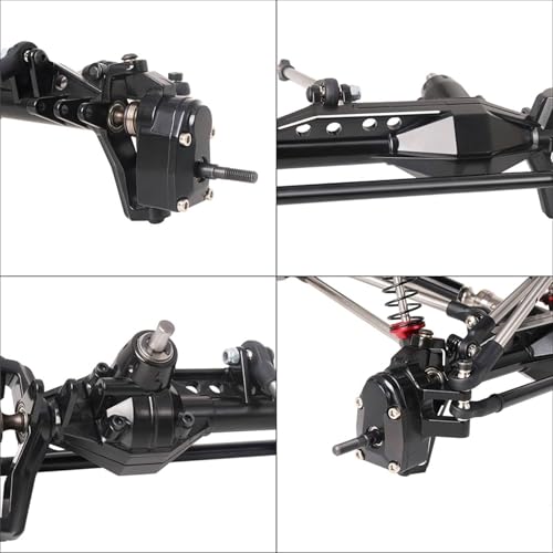 Essieu avant usiné de course haute précision pour optimiser la direction du SCX10 Pro