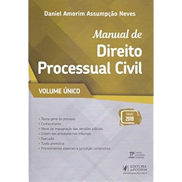 Capa do livro Manual de Processo Civil