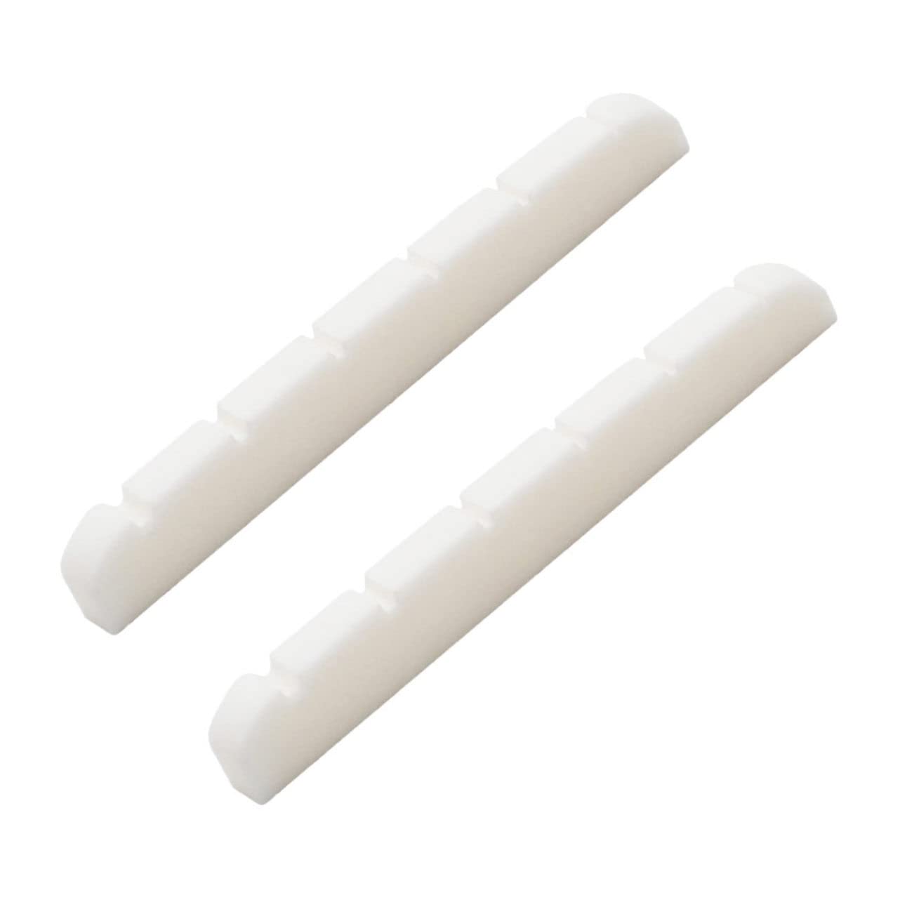 TOGEVAL Electric Guitar Bridge Nuts 6 String Guitar Nut String Nut Bridge Nut Ox Bone Improve Sound