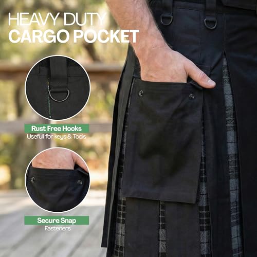 Image of UFS Kilts- Utility Kilt for Men Cotton & Tartan Size 30-66''