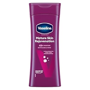 Vaseline Intensive Care Mature Skin Rejuvenation Body Lotion revitalises and firms with 48h moisture for maturing dry skin 400 ml