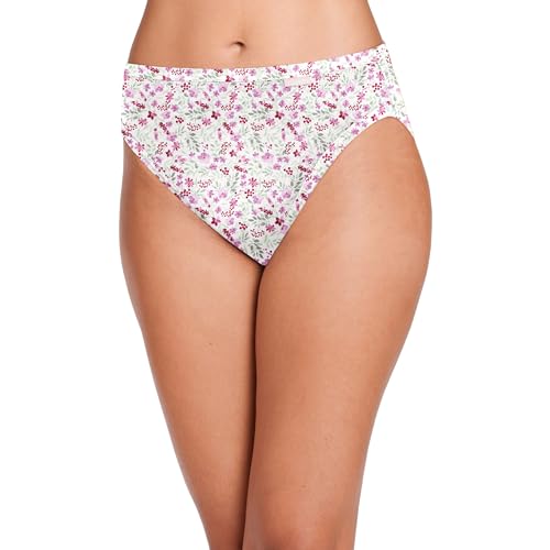 Image of Jockey Women's Underwear Plus Size 100% Cotton Elance French Cut - 3 Pack